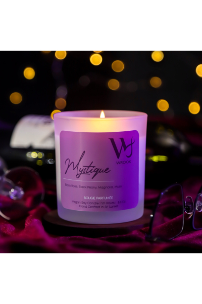 Frosted Soy Wax Candle - Mystique